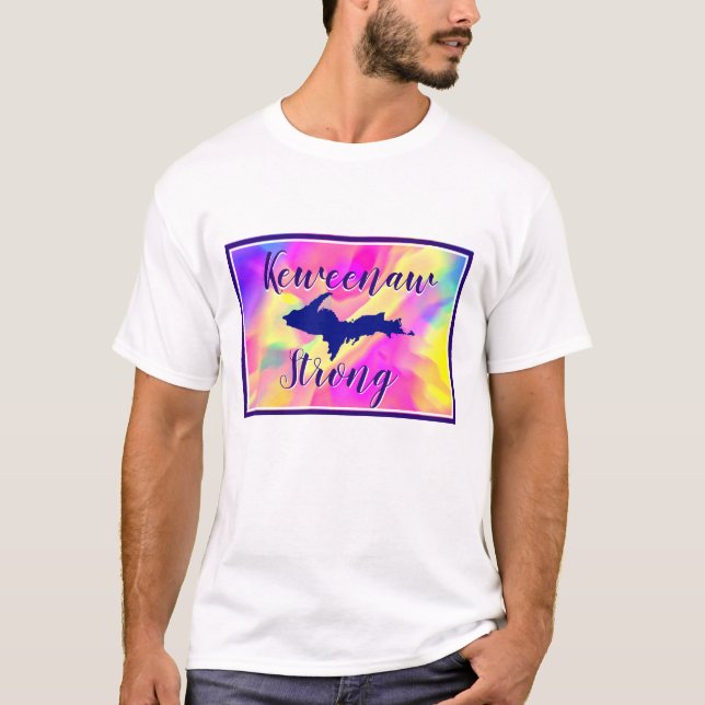 Keweenaw starkes T-Stück T-Shirt (Vorderseite)