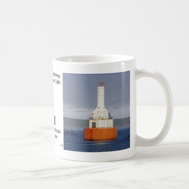 Keweenaw Waterway Upper Intrance Light 2023 Tasse (Rechts)