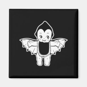 Kewpie-Baby-Vampirfledermaus-Tattoo Magnet