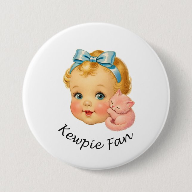 Kewpie Fan Dolly Abzeichen Button (Vorderseite)
