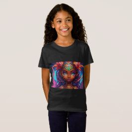 Kewpie's verzaubertes Reich: Melaniertes Drachenun T-Shirt