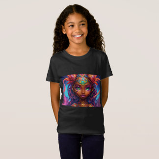 Kewpie's verzaubertes Reich: Melaniertes Drachenun T-Shirt