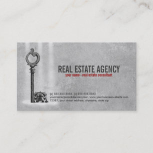 Key and House - Real Anwesen Business Card Visitenkarte