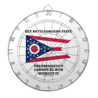 Key Battleground State Presidency Ohio State Flag Dartscheibe