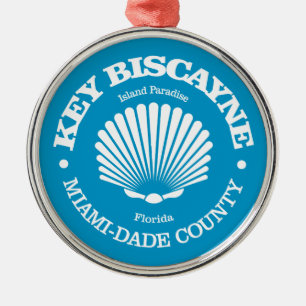 Key Biscayne (Seashell) Ornament Aus Metall