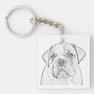 Key Chain - English Bulldog Schlüsselanhänger