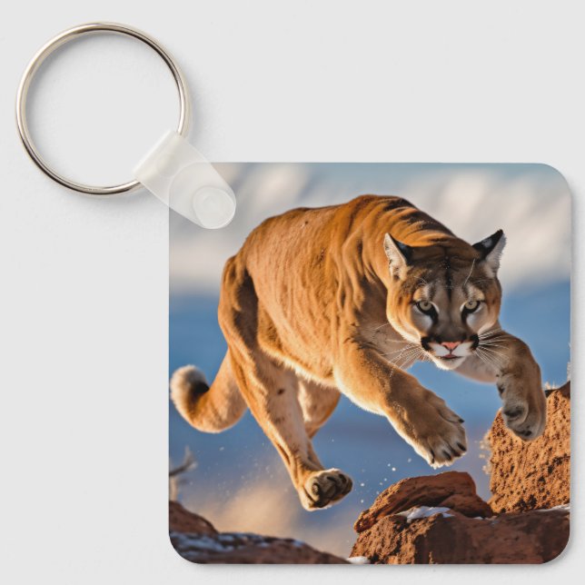 Key Chain Mountain Lion Schlüsselanhänger (Vorderseite)