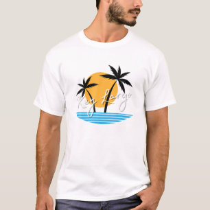 Key Largo Beach Palm Tree Reise Matching G T-Shirt