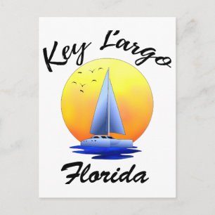 Key Largo Florida Keys Segeln Postkarte
