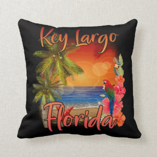 Key Largo Florida Keys Tropical Beach Sunset Kissen