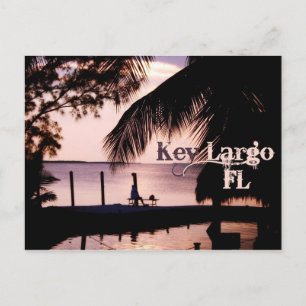 Key Largo Florida Sunset Postcard Postkarte