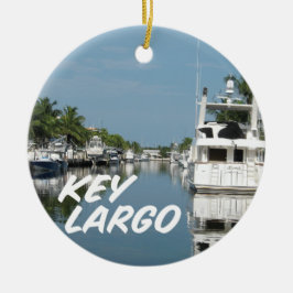 Key Largo Florida-Szene Keramikornament