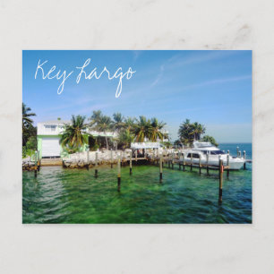 Key Largo, Florida, USA Postkarte