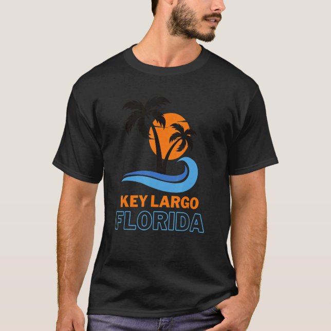 Key Largo Florida Vacation Beach Tropical Group T-Shirt (Vorderseite)