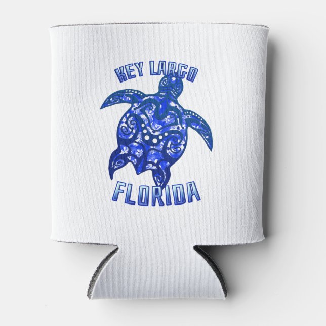 Key Largo Florida Vacation Tribal Turtle Dosenkühler (Vorderseite)