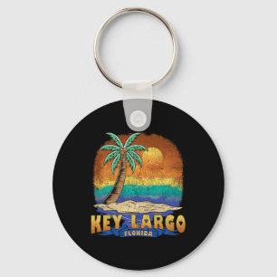 Key Largo Florida Vintages zerrüttetes Souvenir Schlüsselanhänger