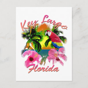 Key Largo Trop Rock Music Postkarte