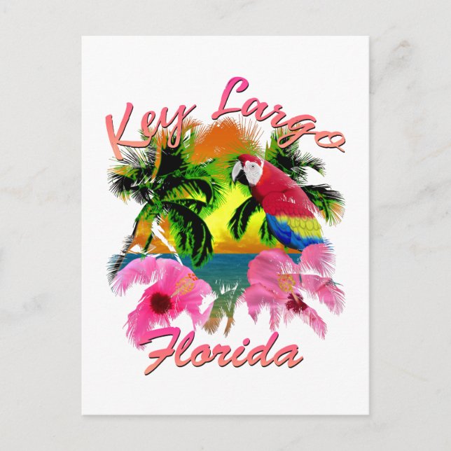 Key Largo Trop Rock Music Postkarte (Vorderseite)