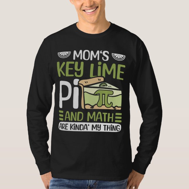Key Lime Pie And Lemon Pie Dessert T-Shirt (Vorderseite)
