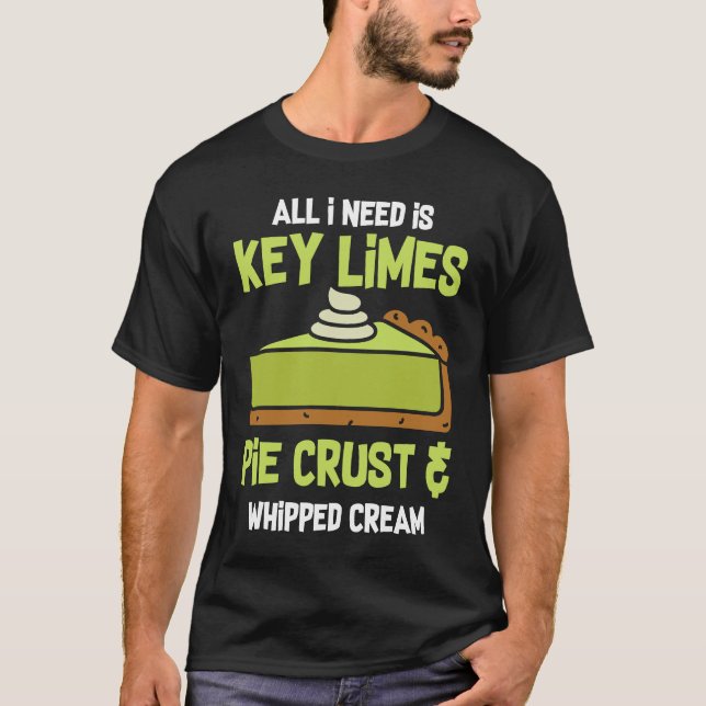 Key Limes Pie Crust and Whipped Cream T-Shirt (Vorderseite)