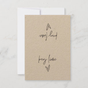 Key Limon Food Label Zelt Card