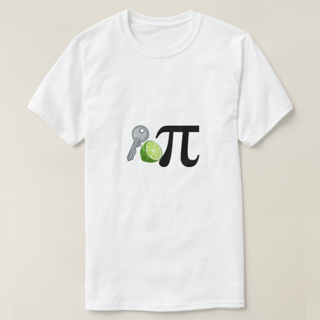 Key Limon Pi Pun lustige Pi Day Key Limon Pi T-Shirt (Design vorne)