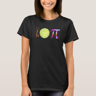 Key Limon Pie Pi Tag 3 14 Circle Mathematician Ner T-Shirt