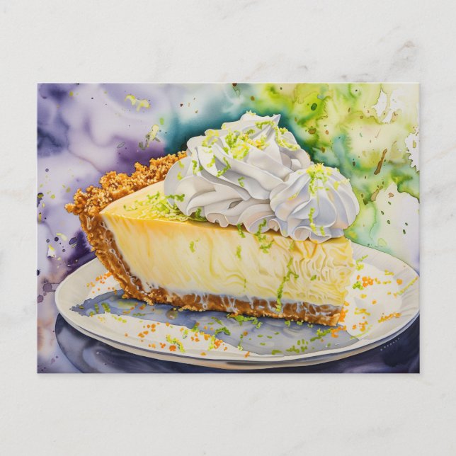 Key Limon Pie Postkarte (Vorderseite)