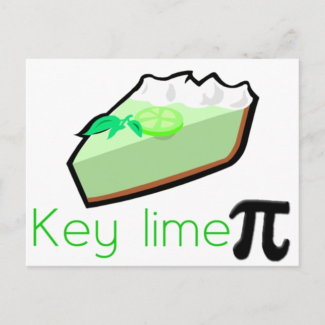 Key Limon Pie Postkarte (Vorderseite)