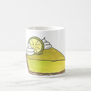 Key Limon Pie Slice Tasse