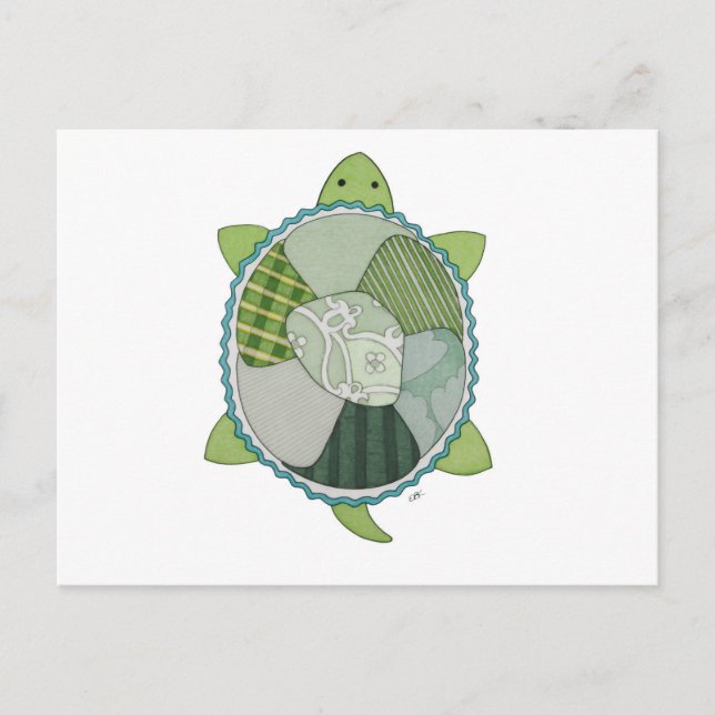 Key Limon Turtle Postcard Postkarte (Vorderseite)