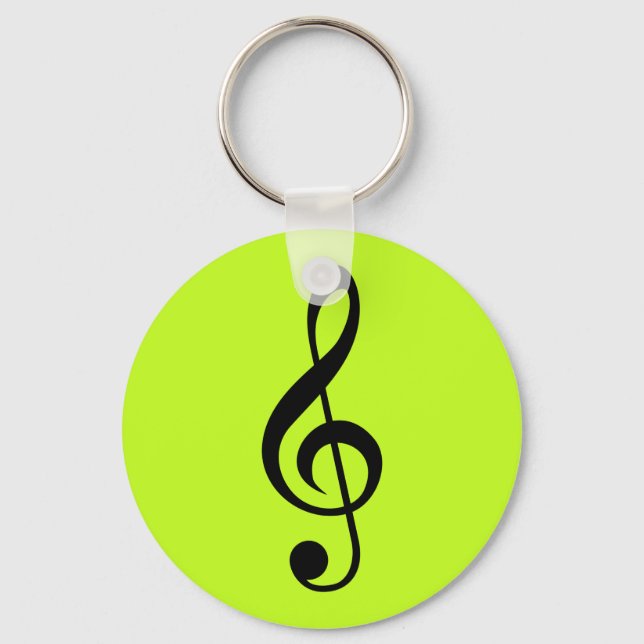 Key Ring Music Clef Limon Schlüsselanhänger (Vorderseite)