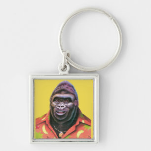 "Key Ring Vain Gorilla Design" Schlüsselanhänger