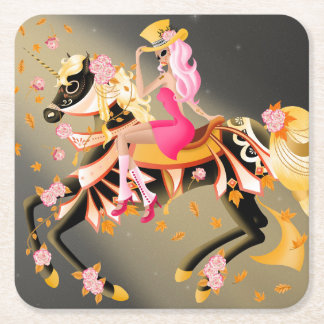 Key to Madness Square Coaster Rechteckiger Pappuntersetzer