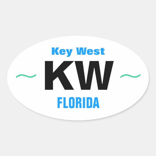 KEY WEST Aufkleber (4) (Vorderseite)