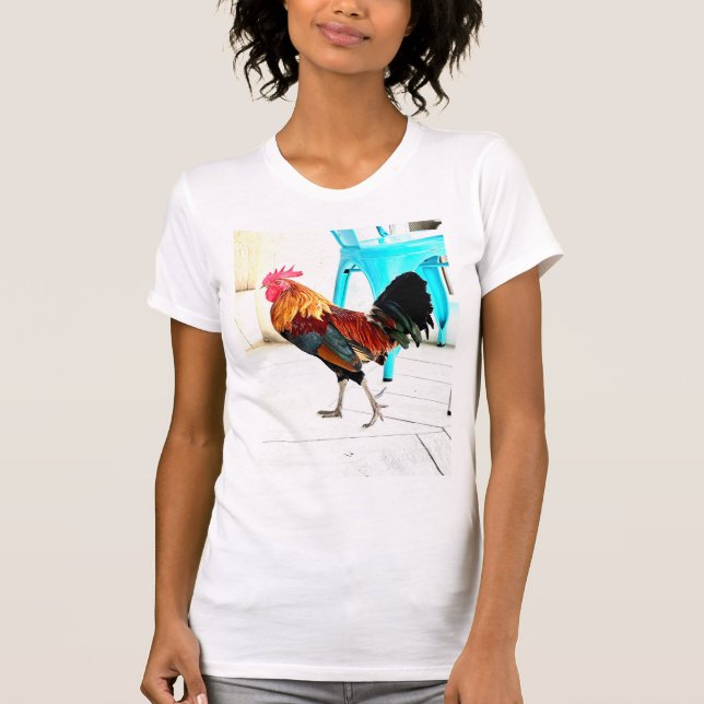 Key West Cock-a-doodle-doo-T - Shirt (Vorderseite)