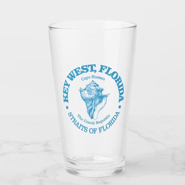 Key West (conch) Glas (Vorderseite)