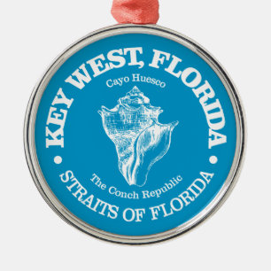 Key West (conch) Ornament Aus Metall