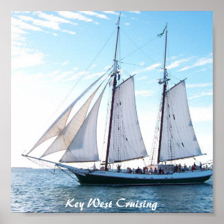 Key West Cruising Poster