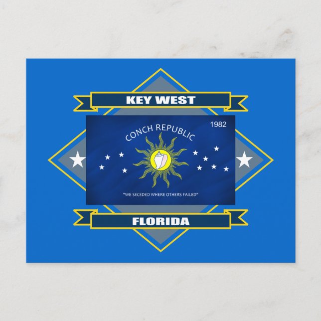 Key West Diamond Postkarte (Vorderseite)
