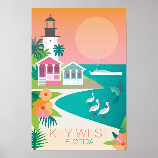 Key West Druck Poster (Vorne)