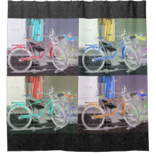 Key West fahren rad Duschvorhang