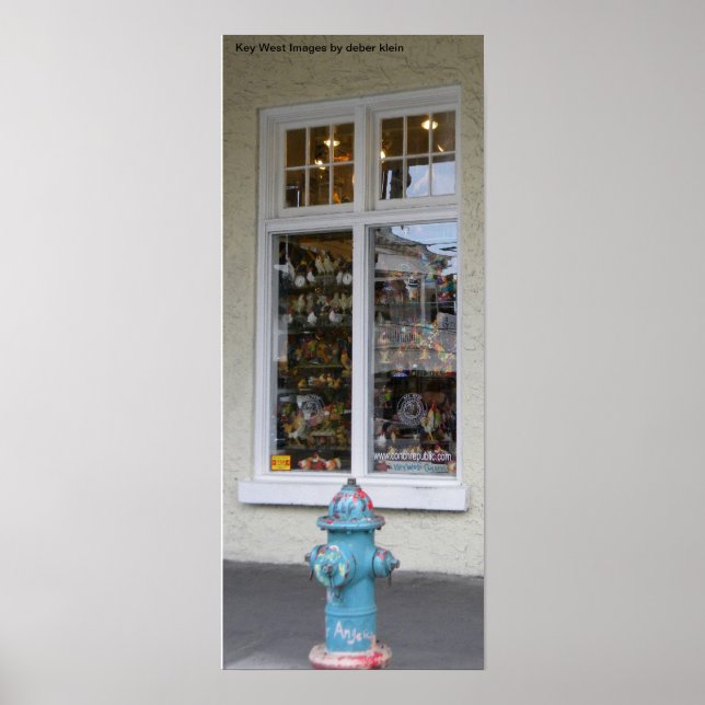 Key West Fire Hydrant Poster (Vorne)