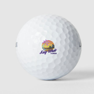 Key West Florida Beach Retro Surf Backpacking USA Golfball