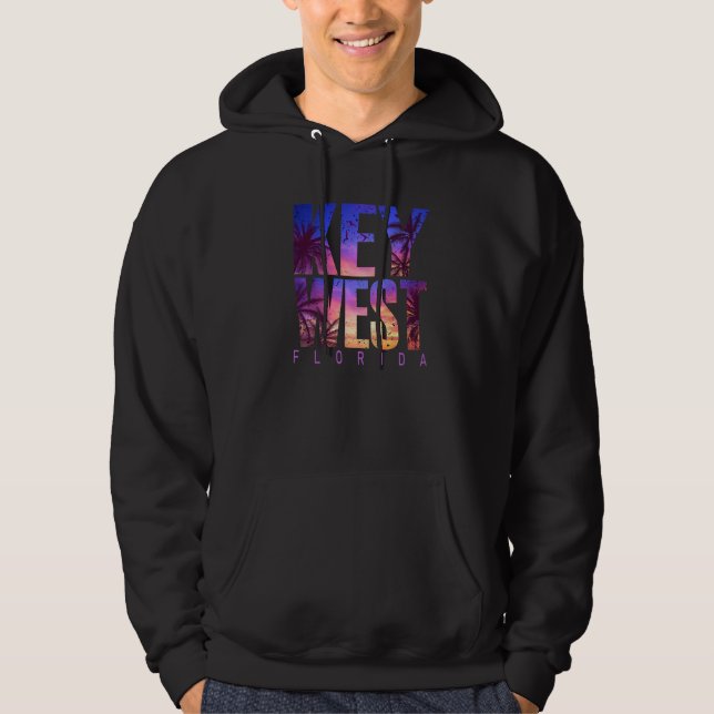 Key West Florida Beach Summer Vacation Matching Fa Hoodie (Vorderseite)