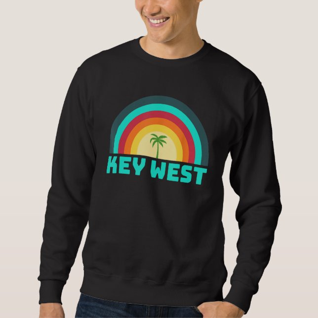 Key West Florida Beach Tropical Family Group Sweatshirt (Vorderseite)