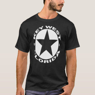 Key West Florida Beach Usa Retro Vintag Surf Souv T-Shirt