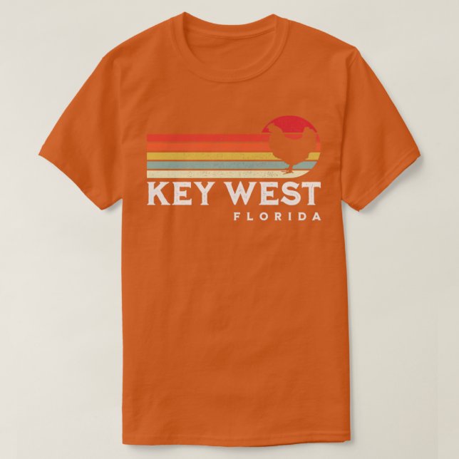 Key West Florida Chicken Lover Souvenir Geschenk T-Shirt (Design vorne)
