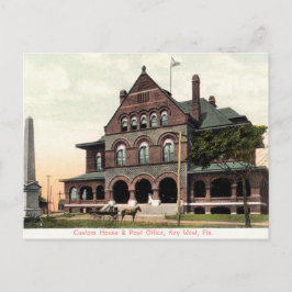 Key West Florida Custom House Vintag Postkarte