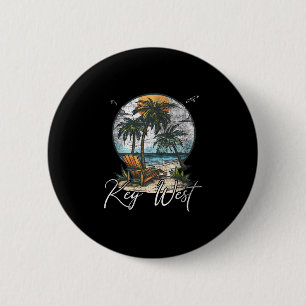 Key West Florida Fl Palmen Button
